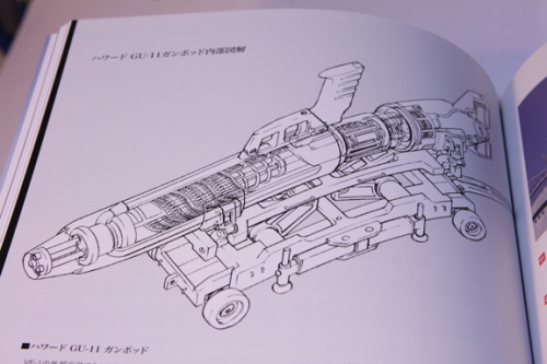 Schematic of the VF-1's gunpod